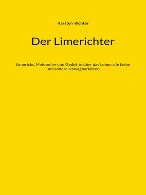 cover image of Der Limerichter